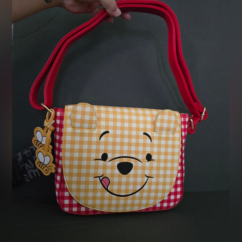 Winnie the Pooh Gingham Loungefly Crossbody Bag